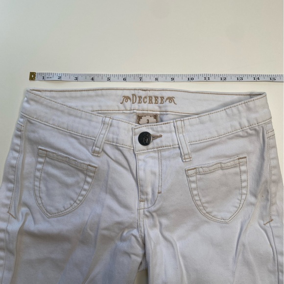 Decree white denim shorts size 3 women Summer spring/summer - Picture 2 of 6